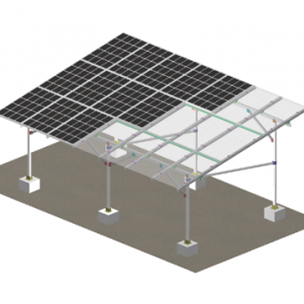 hindi tinatagusan ng tubig na istraktura ng photovoltaic canopy supplier