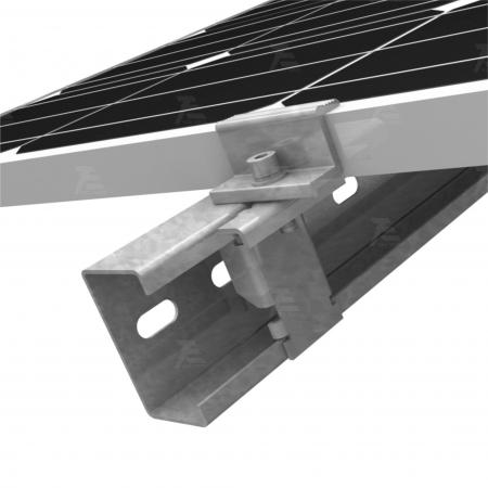 Zn-Al-Mg Coated Steel Solar Ground Mounting System
