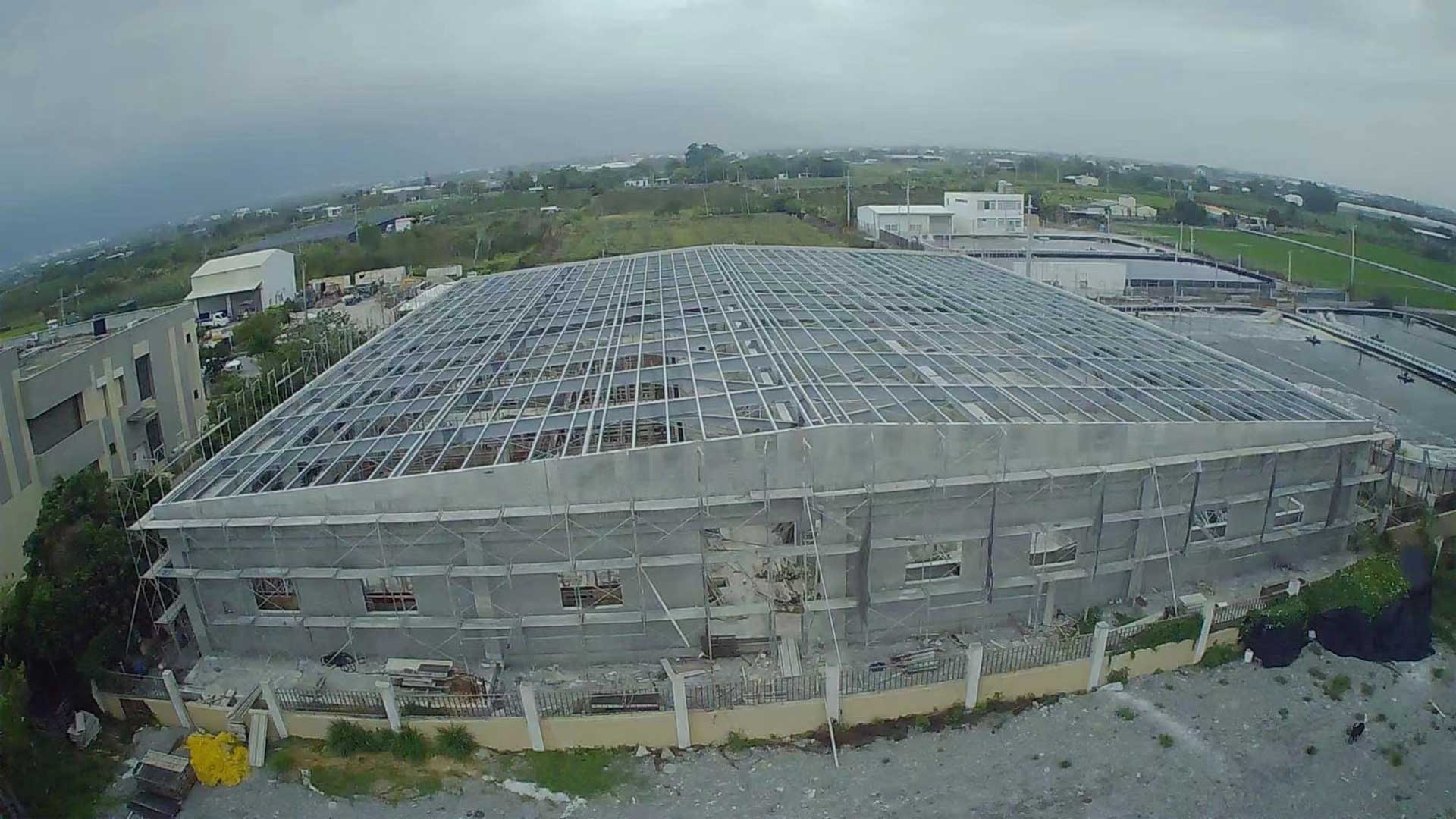 Ang panloob na fishery electricity symbiosis solar project ng Huge Energy