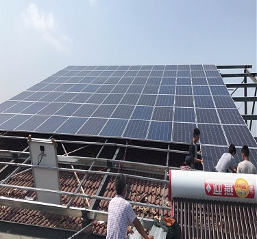  Jiangsu Suqian 50KW istasyon ng kuryente sa photovoltaic ng rooftop