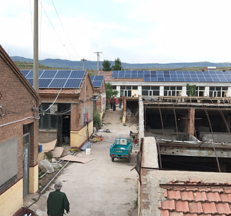 hebei Zhangjiakou 80KW istasyon ng kuryente sa photovoltaic ng rooftop