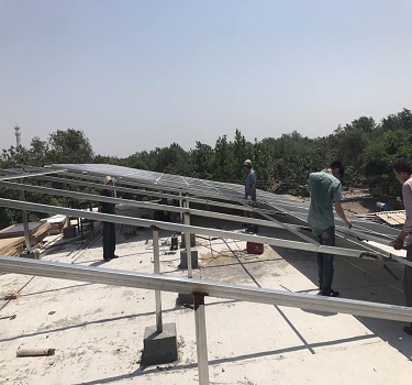  Shandong Liaocheng 20KW bracket ng istasyon ng kuryente na photovoltaic