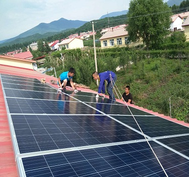  Jilin Baishan 15KW istasyon ng kuryente sa photovoltaic ng rooftop