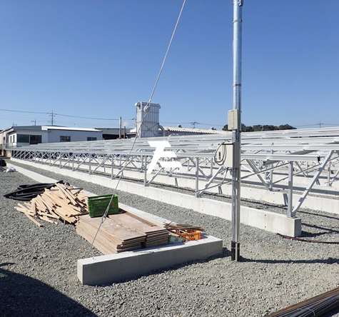  30MW proyekto ng solar solar mounting system sa Fukui Hapon